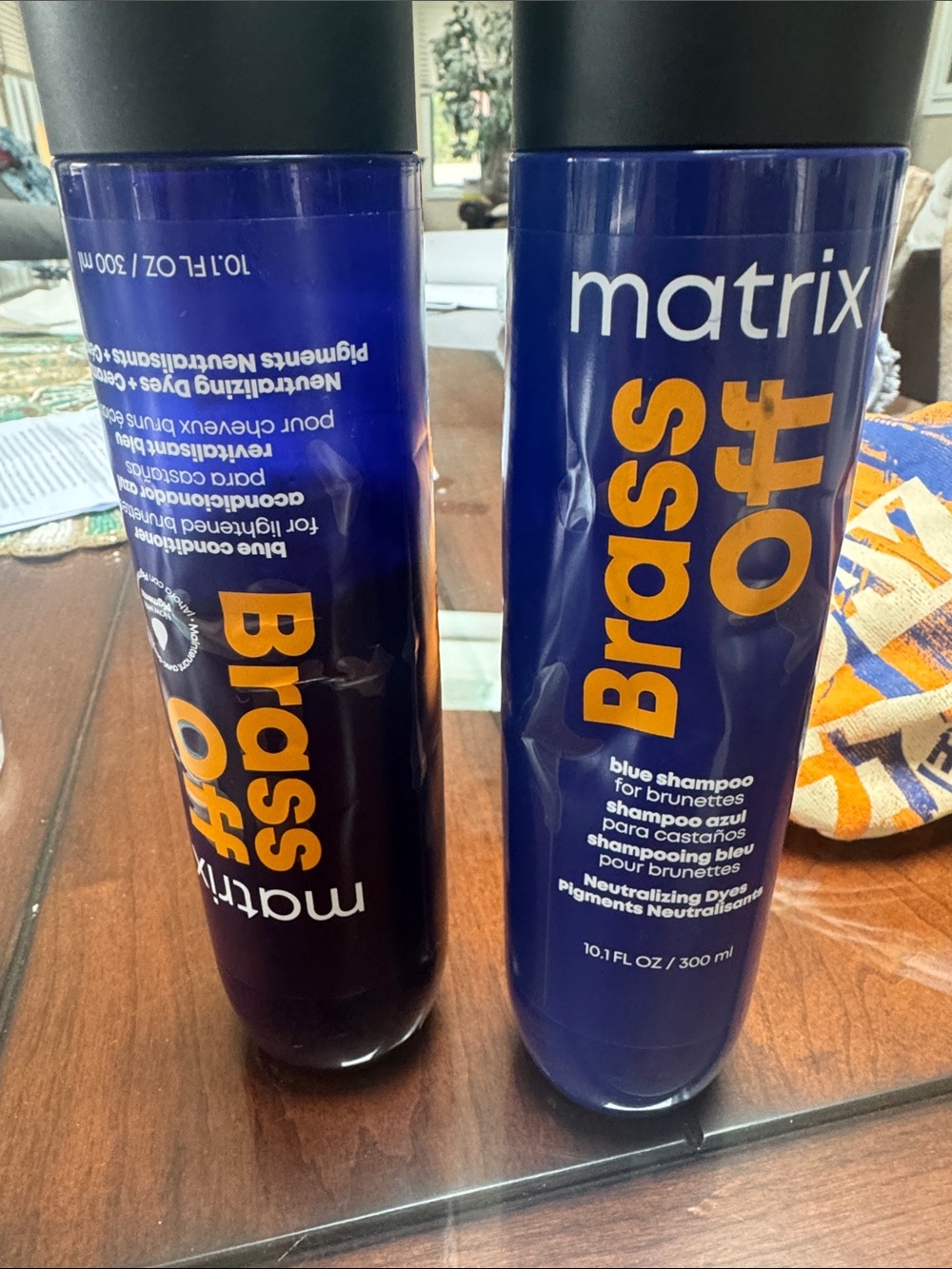 Matix Brass Off Blue Shampoo and conditioner